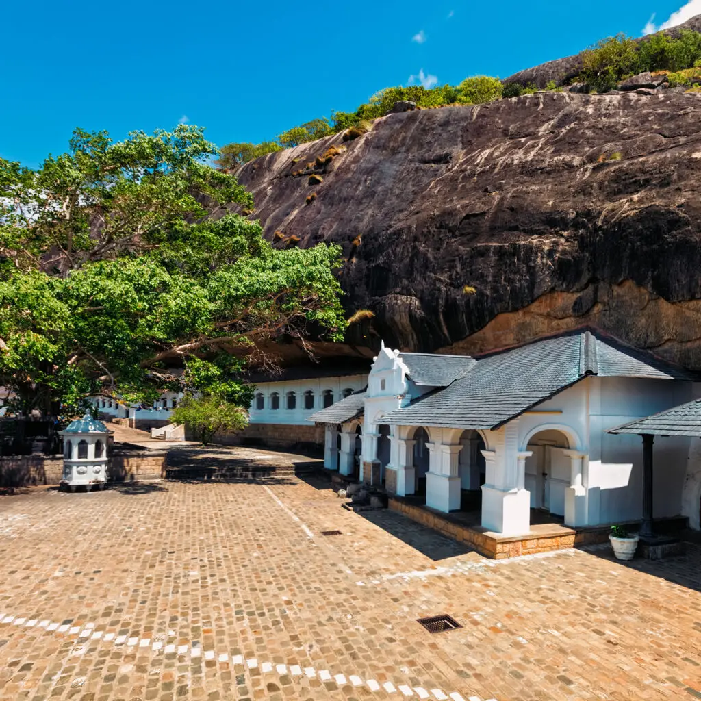 dambulla Rock temple in Dambulla, Sri Lanka lowes leisure travel agent